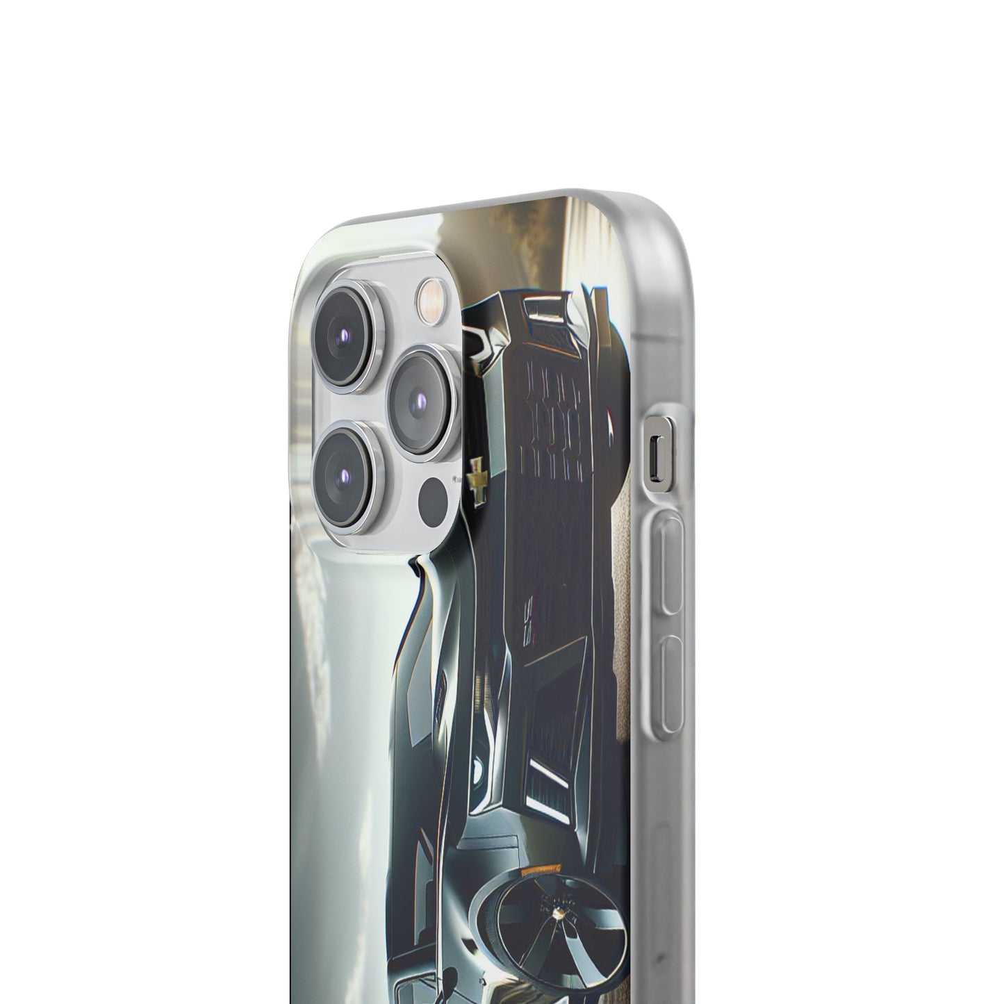 Flexi Phone Case for iPhone & Samsung – 2022 Chevy Camaro SS Car Design Protective Cover