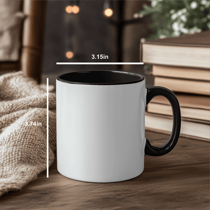 Funny Podiatrist Gifts for Men from World's Best Mom, Two Tone Coffee Mug for Father's Day - Victory Thru Vision