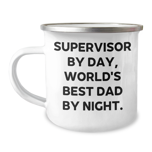 Gifts from Men to Supervisor, Funny Quote Camping Mugs, Supervisor Gifts for Mother's Day, Encouragement & Humor - Image 1