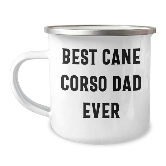 Cane Corso Dad Ever Gifts from Men to Cane Corso Dog Lovers - Funny Camping Mug for Father's Day - Victory Thru Vision 