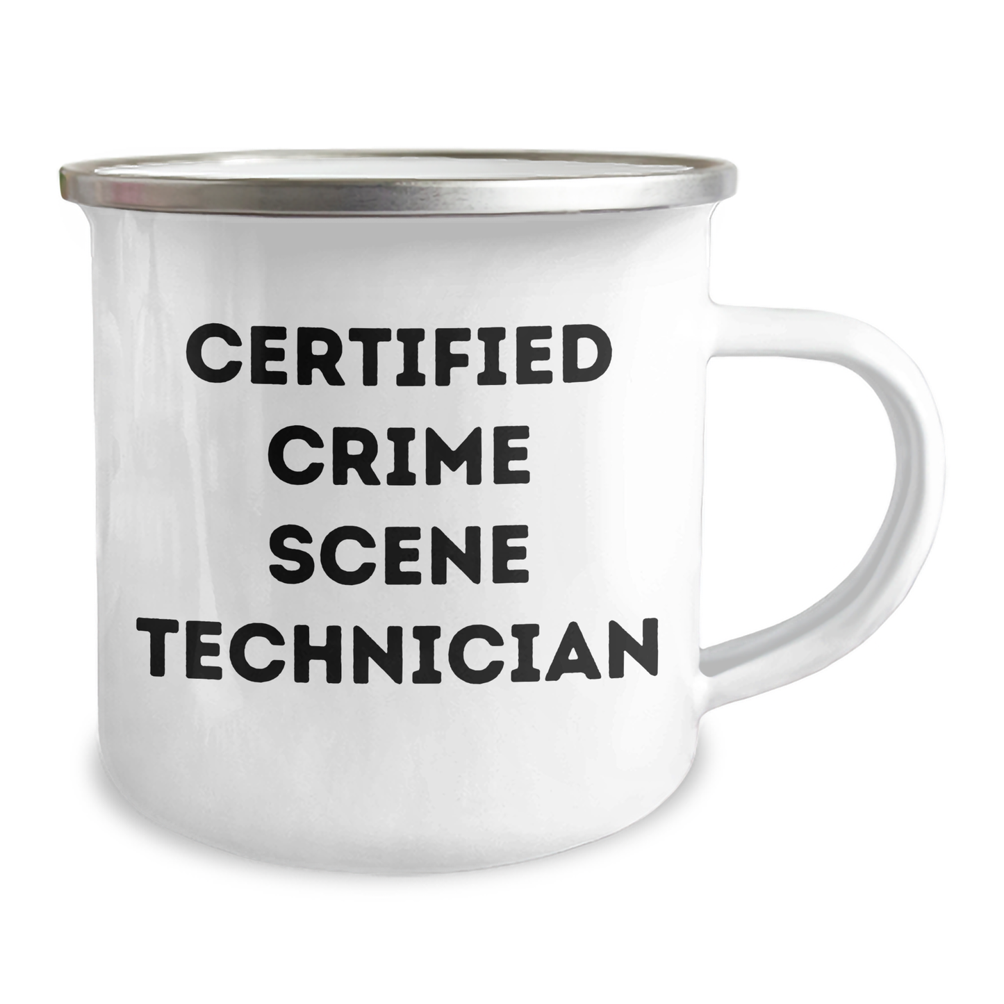 Funny Crime Scene Technician Gifts from Men, Unique Mother's Day Camping Mug for Her - Victory Thru Vision 
