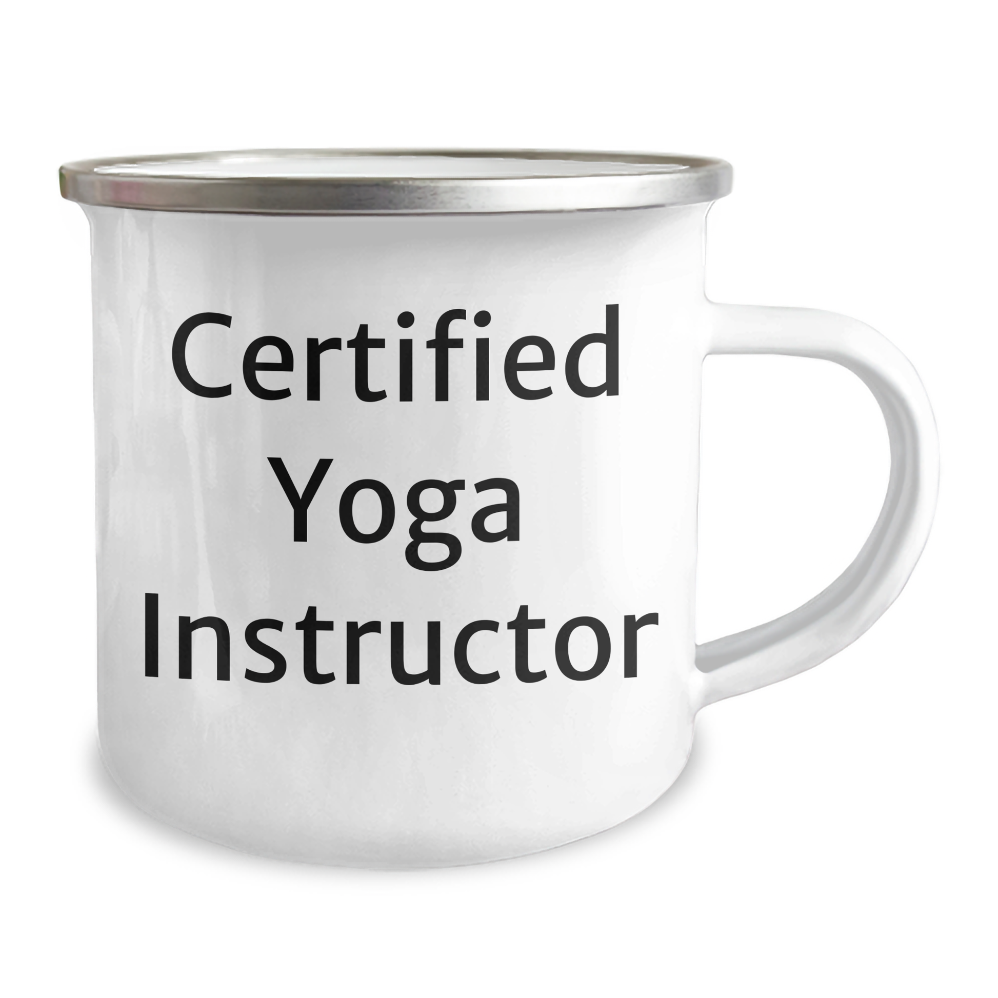 Yoga Instructor Gifts for Men from Family - Funny 'Teach Me Downward Dog' Camping Mug for Father's Day - Victory Thru Vision 