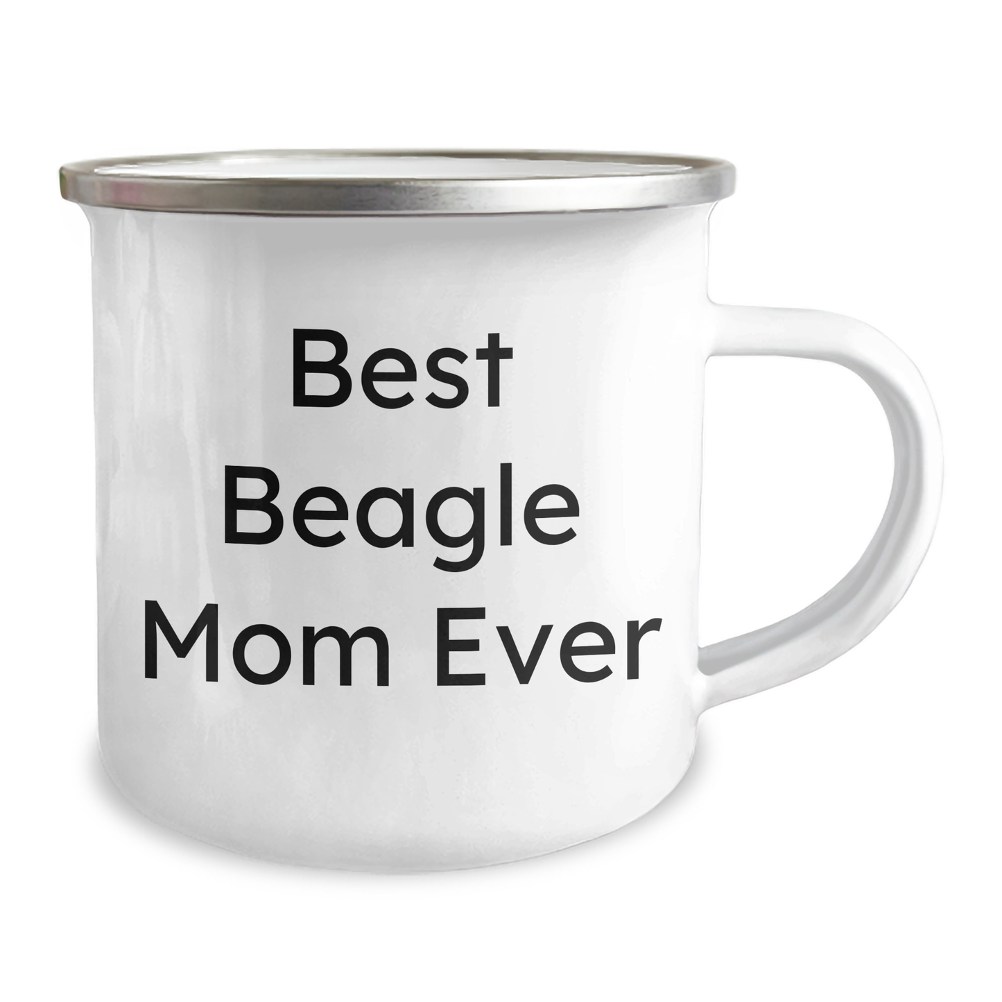 Funny Beagle Dog Mom Gifts for Dad on Father's Day - Camping Mug from Mom to Dad - Victory Thru Vision 