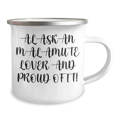 Alaskan Malamute Dog Lover Gifts from Men to Family - Camping Mug for Father's Day, Funny Quote - Image 2