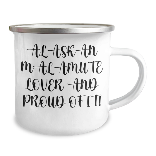 Alaskan Malamute Dog Lover Gifts from Men to Family - Camping Mug for Father's Day, Funny Quote - Image 2