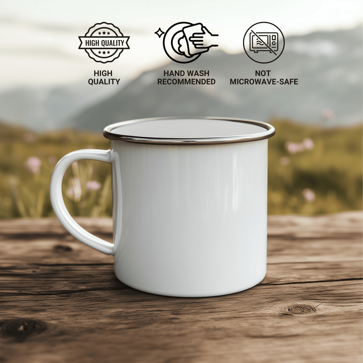 Funny Waitress Gifts from Men - Gifts for Waitress, Camping Mug for Father's Day, Certified Waitress Quote, Stainless Steel with Enamel Finish, 12 oz capacity - Victory Thru Vision 