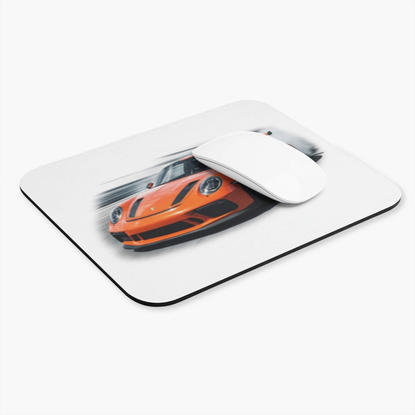 Porsche GT3RS Mouse Pad — Orange Racing Car Desk Pad