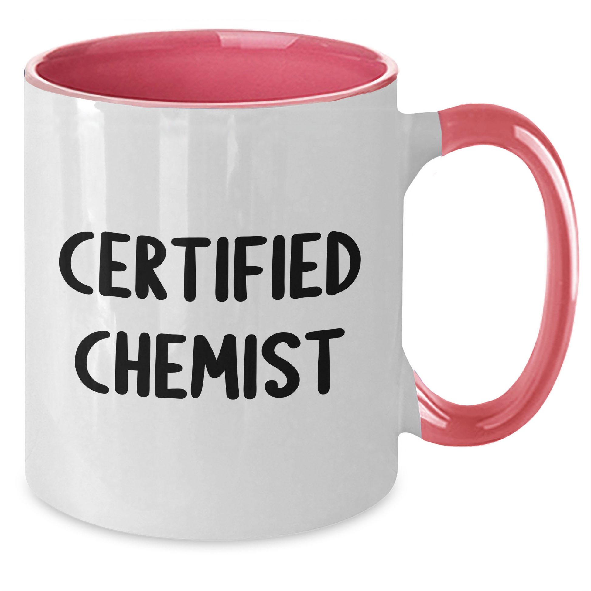Chemist Gifts from Men to Women - Funny Quote Two Tone Coffee Mug, Mother's Day Unique Gifts - Victory Thru Vision 