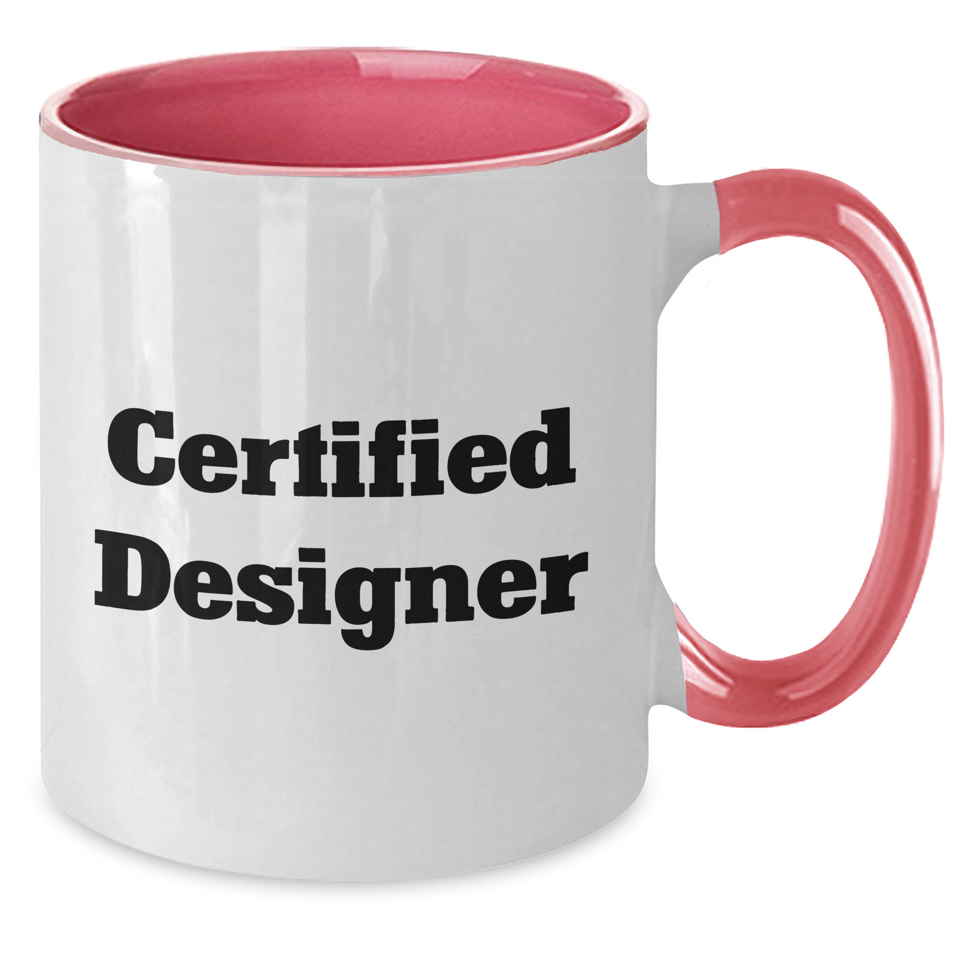 Designer Gifts from Friends - Funny Quote Two Tone Coffee Mug for Mother's Day, Gifts from Women for Designer - Victory Thru Vision 