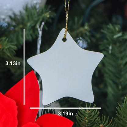 Funny Quotes for Band Directors Star Ornament Gifts from Friends, Family, or Coworkers for Christmas - Victory Thru Vision 