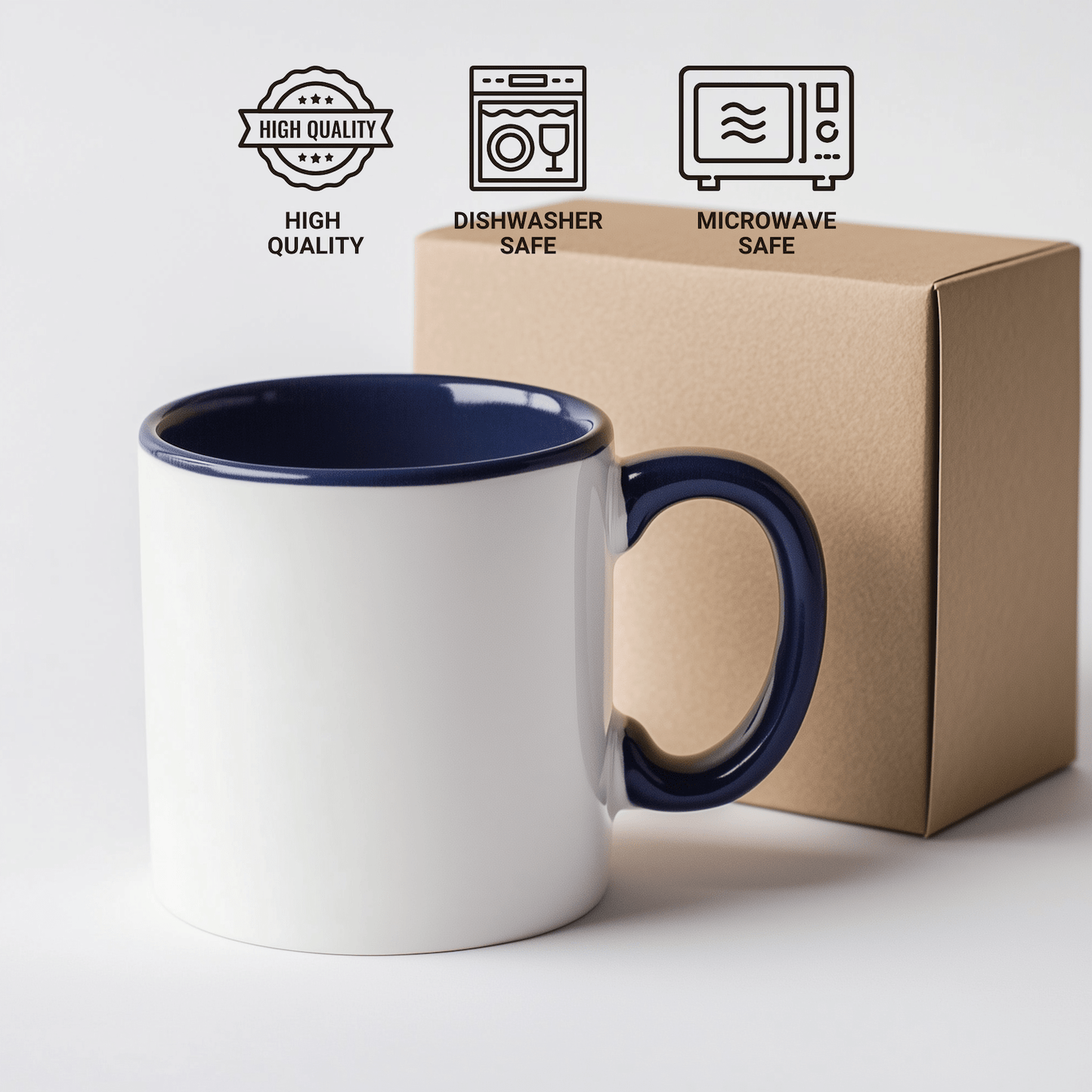 Funny Podiatrist Gifts for Men from World's Best Mom, Two Tone Coffee Mug for Father's Day - Victory Thru Vision