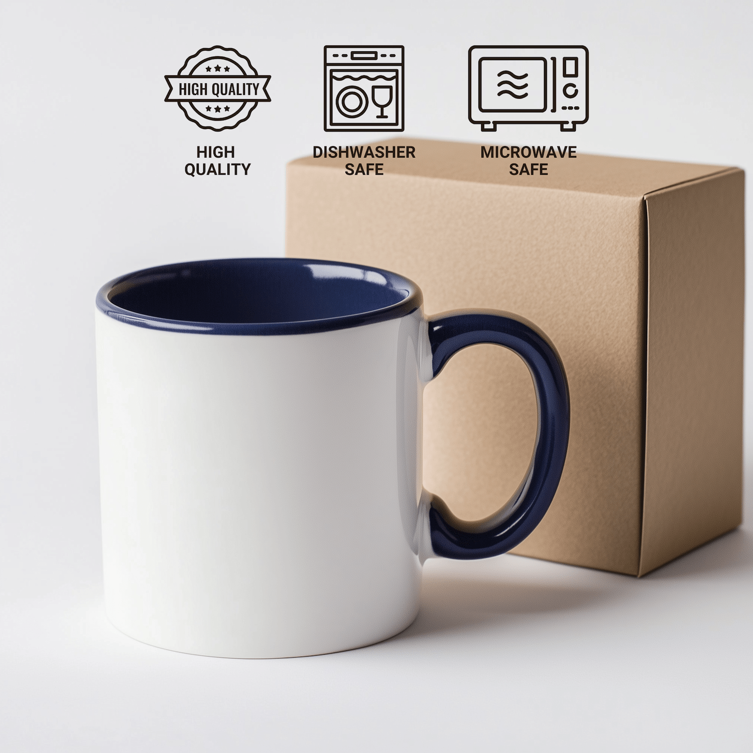 Funny Podiatrist Gifts for Men from World's Best Mom, Two Tone Coffee Mug for Father's Day - Victory Thru Vision
