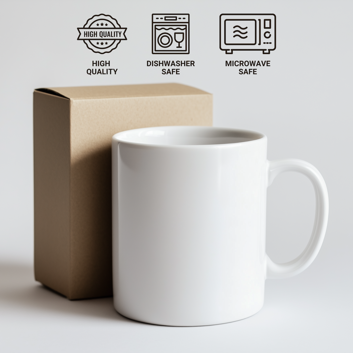 Funny Grandfather Gifts, Best Grandfather Ever White Coffee Mug, Unique Mother's Day Unique Gifts from Men to Grandfather, 11oz or 15oz Ceramic Mug - Victory Thru Vision 