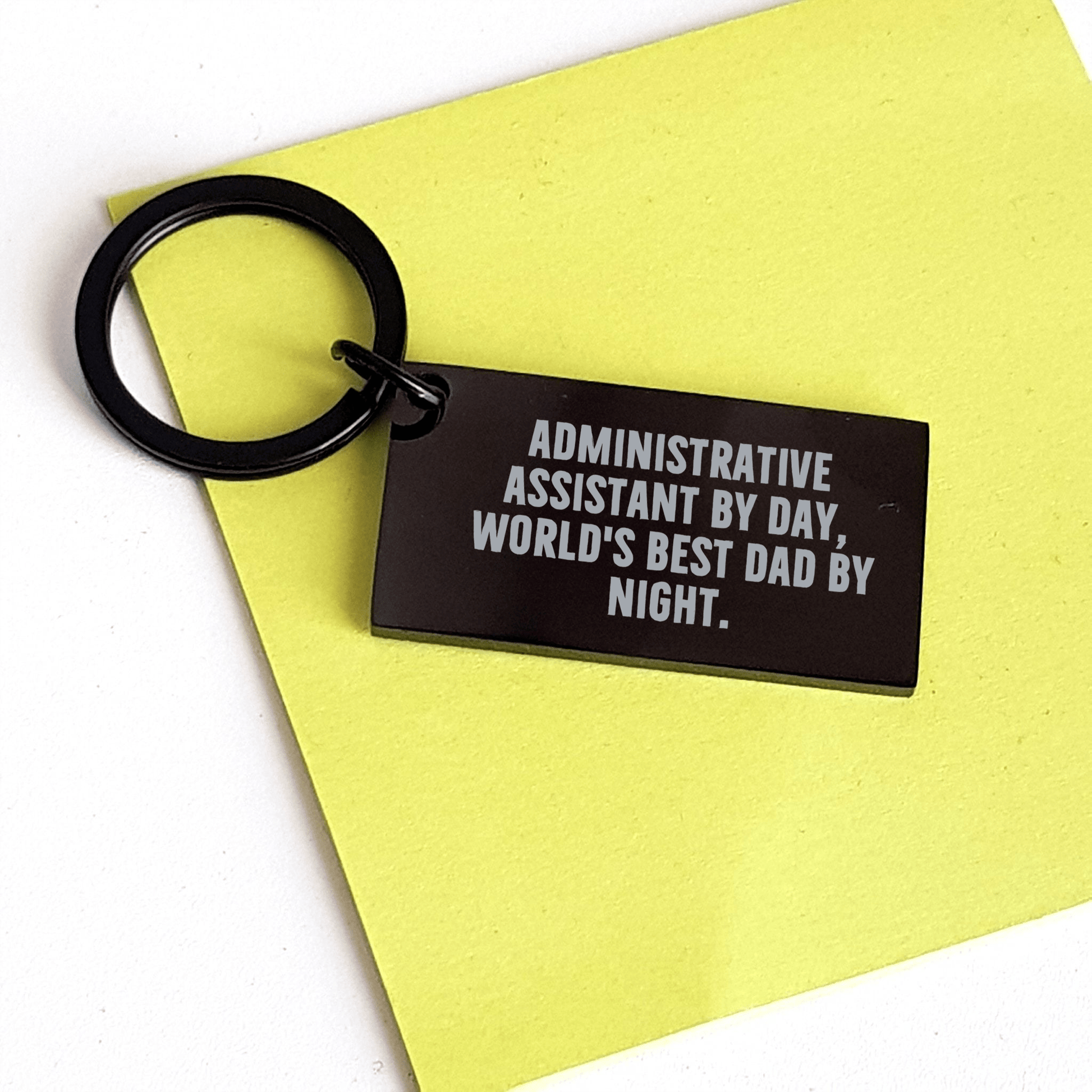Administrative Assistant Gifts from Men, Funny Keychain for Graduation Unique Gifts - Victory Thru Vision
