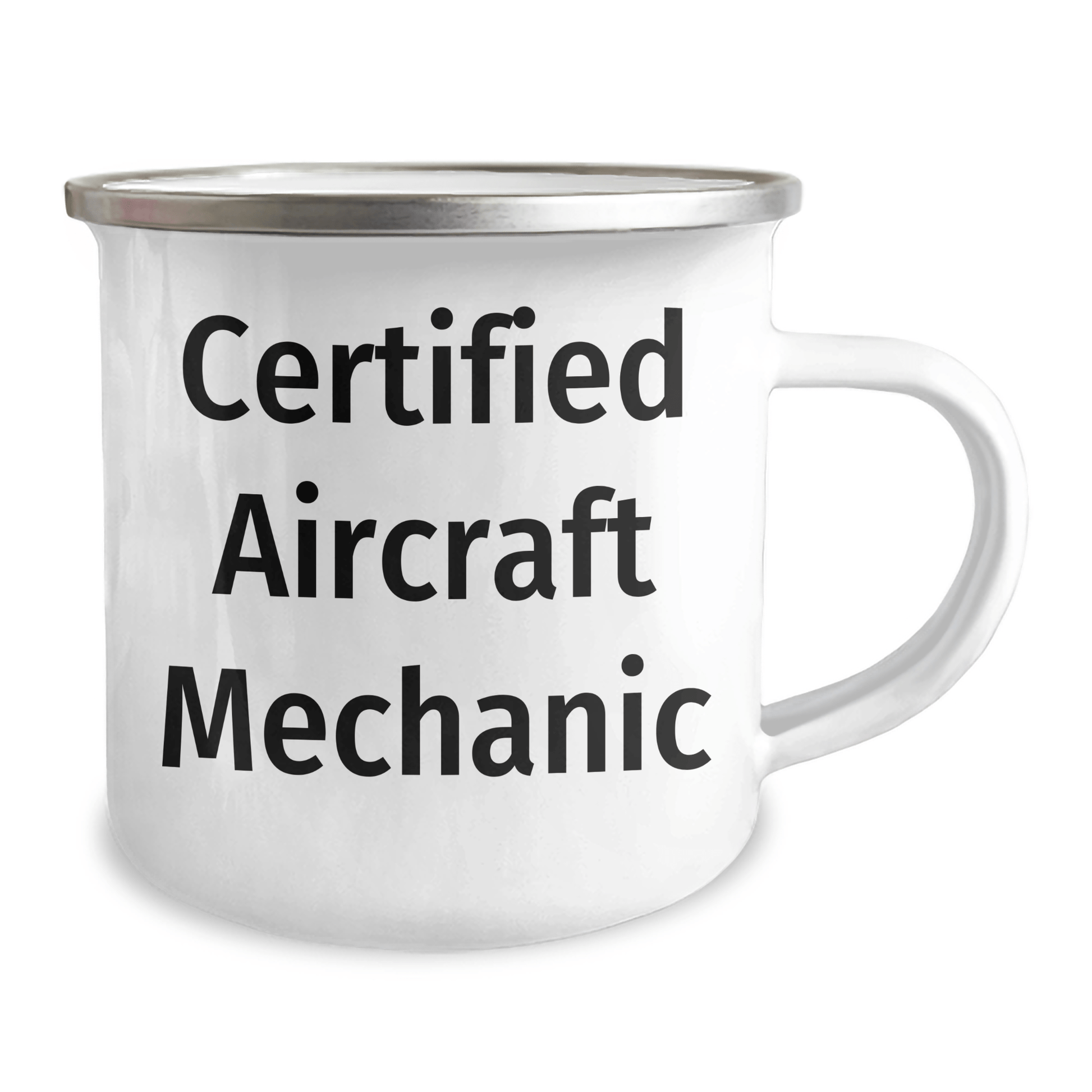 Aircraft Mechanic Gifts, Funny Quote, Camping Mug for Father's Day, Gifts from Men to Aircraft Mechanic Friends - Victory Thru Vision 