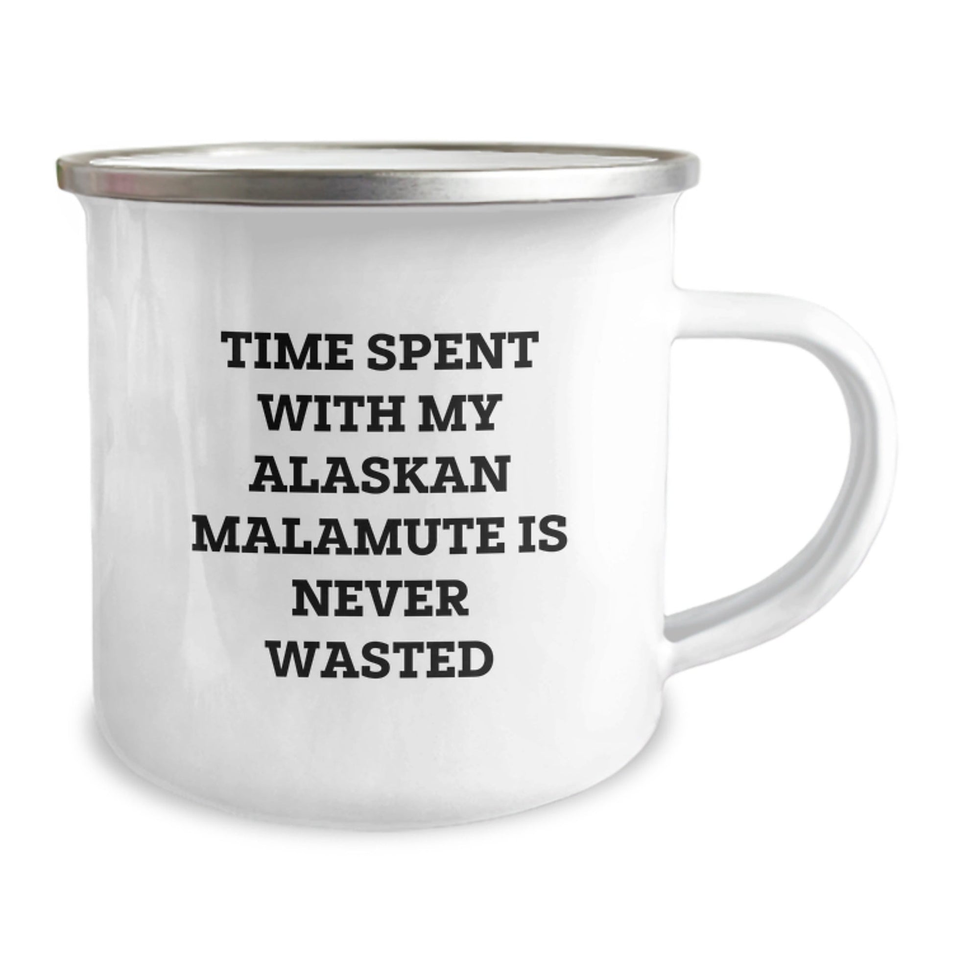 Alaskan Malamute Dog Gifts, Funny Quote Camping Mug, Gifts from Men to Friends, Gifts for Alaskan Malamute Dog Lovers on Birthday - Victory Thru Vision