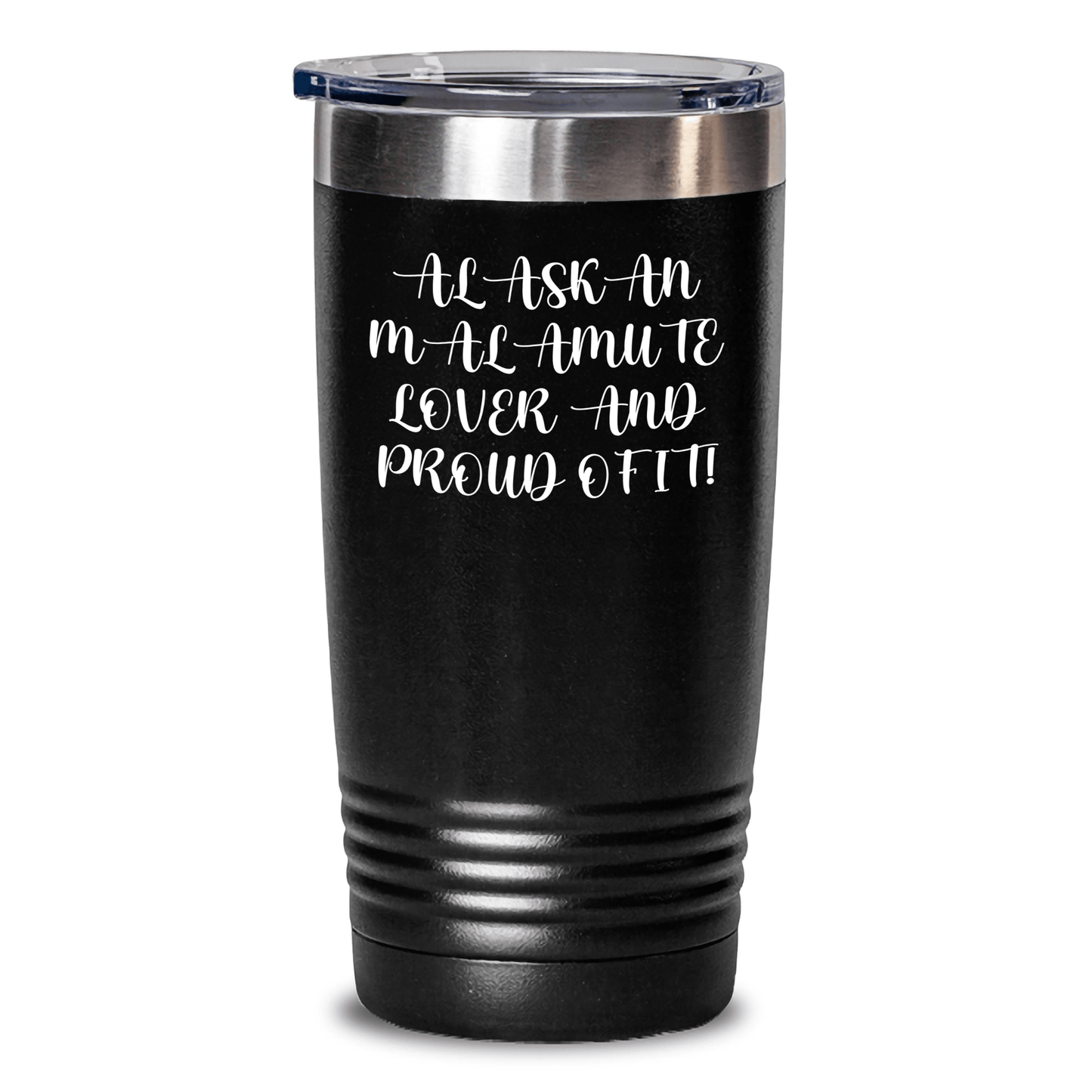 Alaskan Malamute Dog Lover's Funny Tumbler, Gifts from Family, Unique Father's Day Unique Gifts for Alaskan Malamute Dog Enthusiasts, 20oz or 30oz Vacuum-Insulated Stainless Steel Tumbler - Victory Thru Vision 