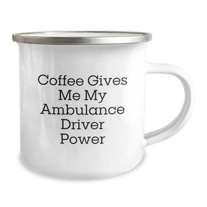 Ambulance Driver Gifts Funny Quote Coffee Lovers Graduation Unique Gifts from Friends - Gifts for Ambulance Driver Men - Victory Thru Vision