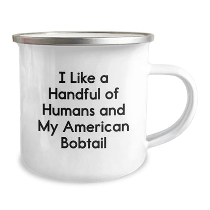 American Bobtail Cat Lovers Gifts, Funny Quote Camping Mug for Graduation, Perfect for Friends, Coworkers, or Family, Gifts from Men, Women, or Friends - Victory Thru Vision