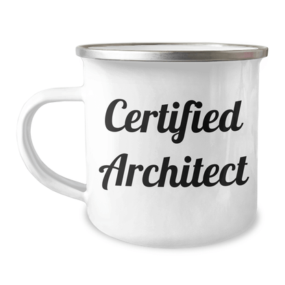 Architect Gifts, Funny Camping Mug, 'Quote Here' - Gifts from Men for Architect, Father's Day Unique Gifts - Victory Thru Vision 