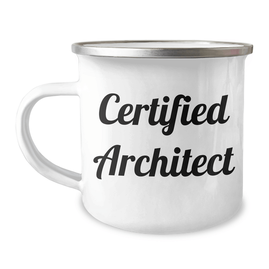Architect Gifts, Funny Camping Mug, 'Quote Here' - Gifts from Men for Architect, Father's Day Unique Gifts - Victory Thru Vision 