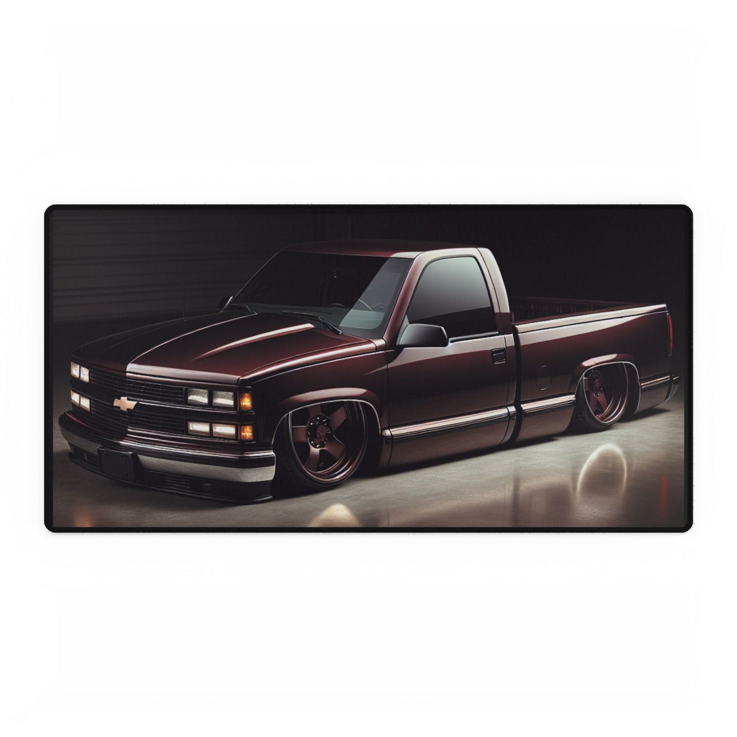 Bagged OBS Chevy Truck Design Desk Mat - Victory Thru Vision