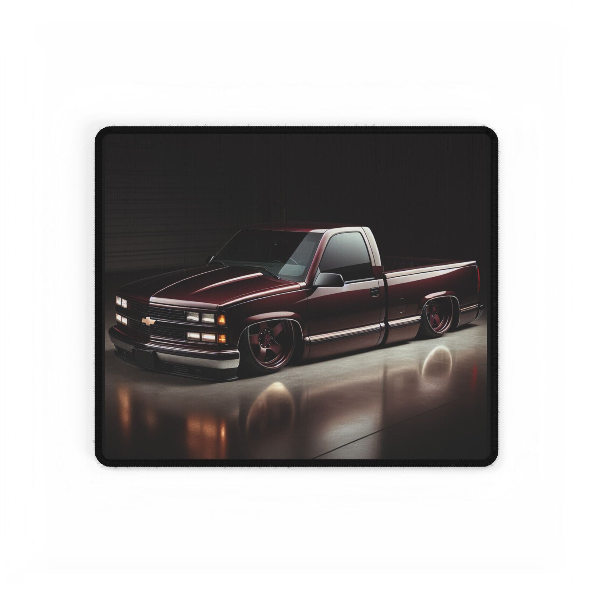 Bagged OBS Chevy Truck Design Desk Mat - Victory Thru Vision