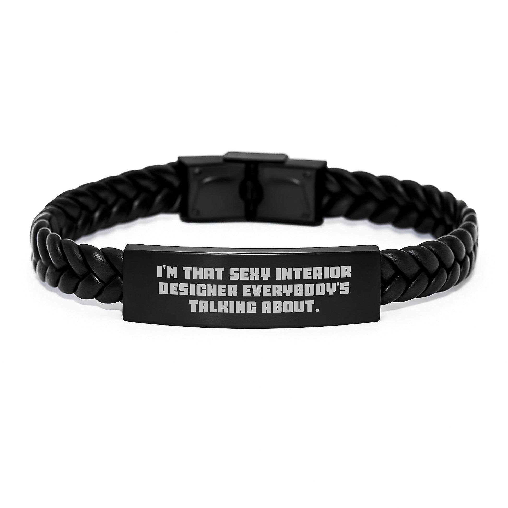 Funny Interior Designer Gifts for Friends - Unique Christmas Unique Gifts from Men, Women, Coworkers to Interior Designer Friends with Interlaced Leather Bracelet Style - Image 1