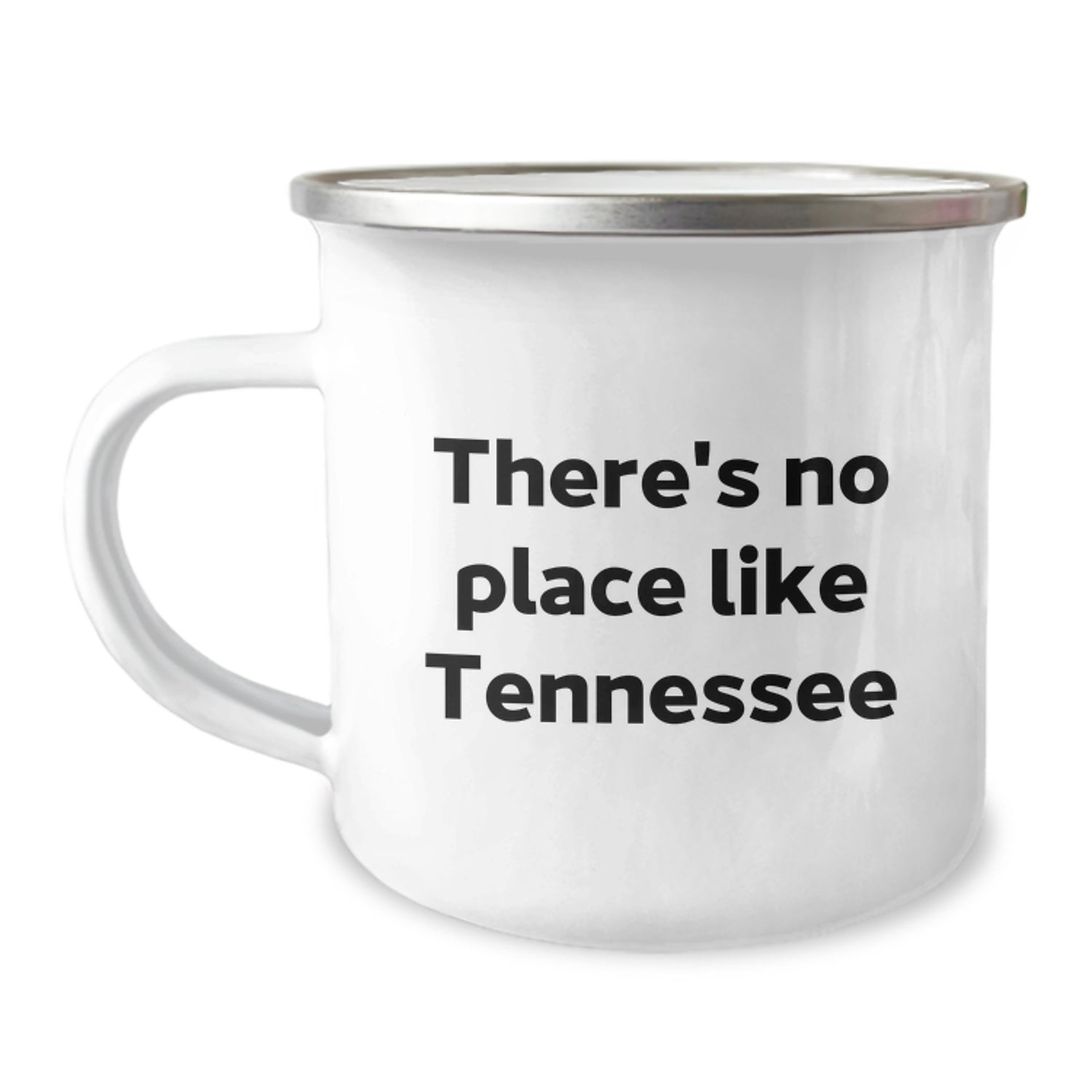 Tennessee Christmas Unique Gifts from Friends and Family, Funny Quote 'There's No Place Like Tennessee' Camping Mug for Men Women - Image 1