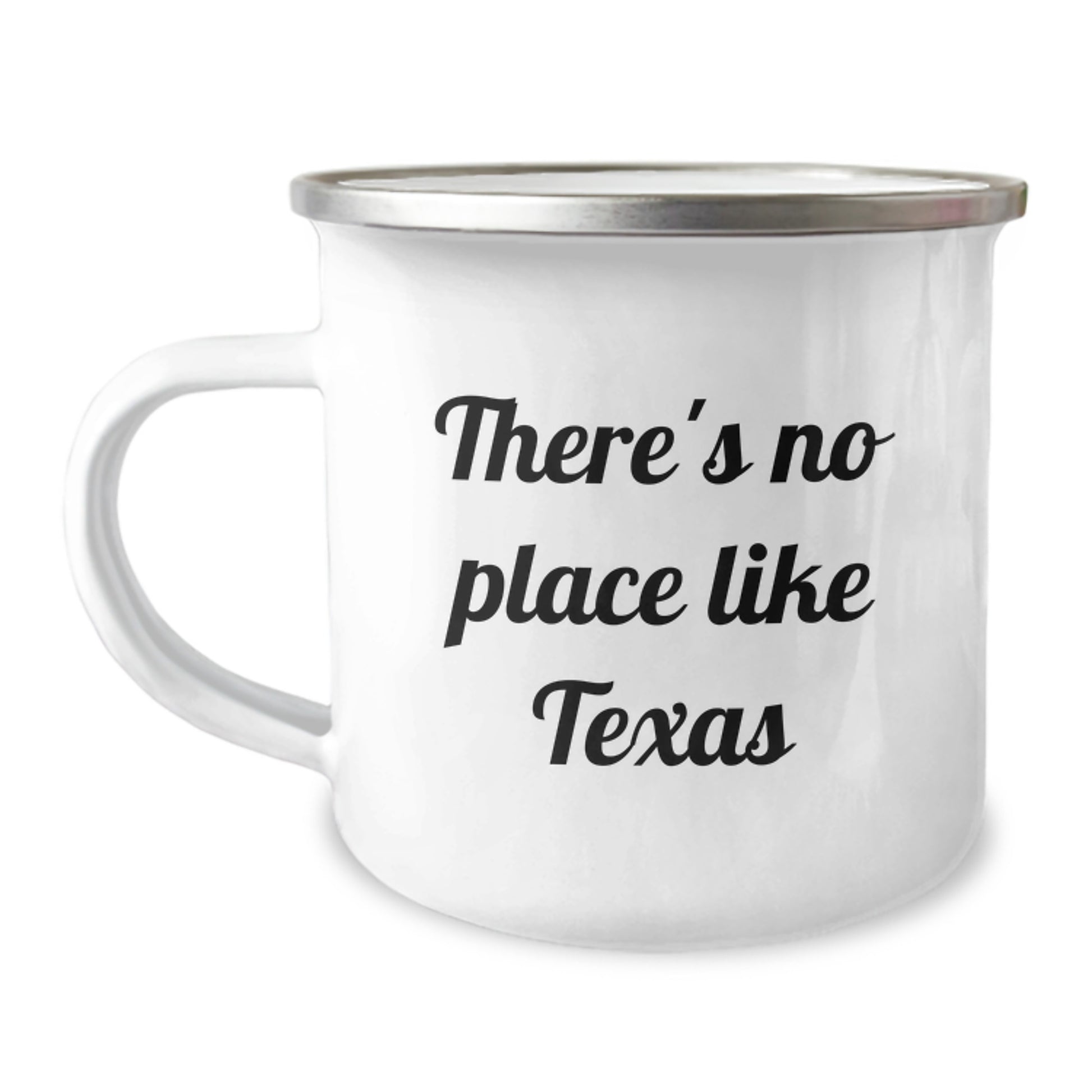 Texas Gifts for Men - Funny 'There's No Place Like Texas' Camping Mug for Christmas Unique Gifts from Family - Image 1