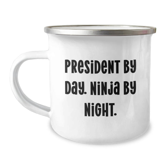 President By Day Funny Camping Mug Gifts from Friends for Men - Christmas Unique Gifts - Image 1