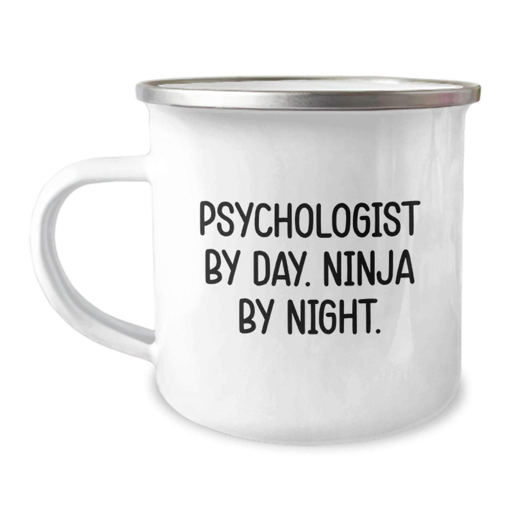 Psychologist Gifts from Friends for Christmas Unique Fun Quote Camping Mug - Image 1