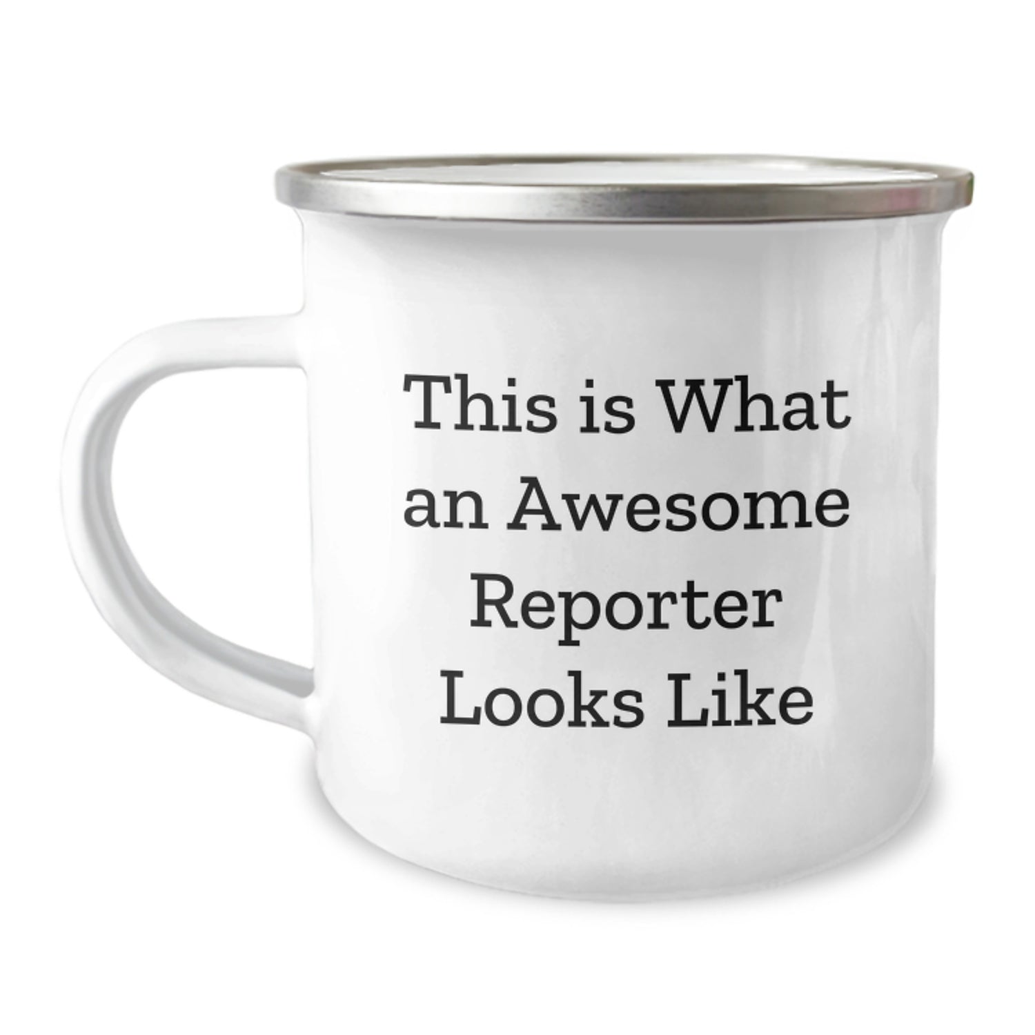 Funny Reporter Gifts for Men, This Is What An Awesome Reporter Looks Like - Funny Camping Mug for Christmas Unique Gifts from Friends to Reporter - Image 1