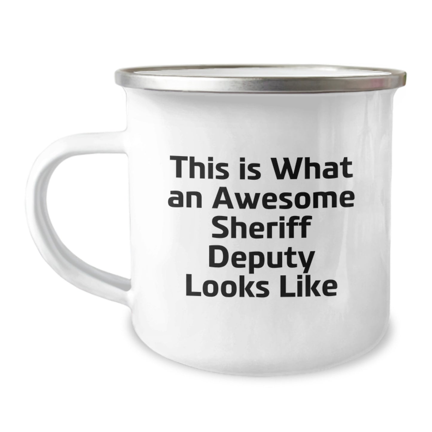 Funny Sheriff Deputy Gifts from Friends for Men, This Is What An Awesome Sheriff Deputy Looks Like Camping Mug, Christmas Unique - Image 1