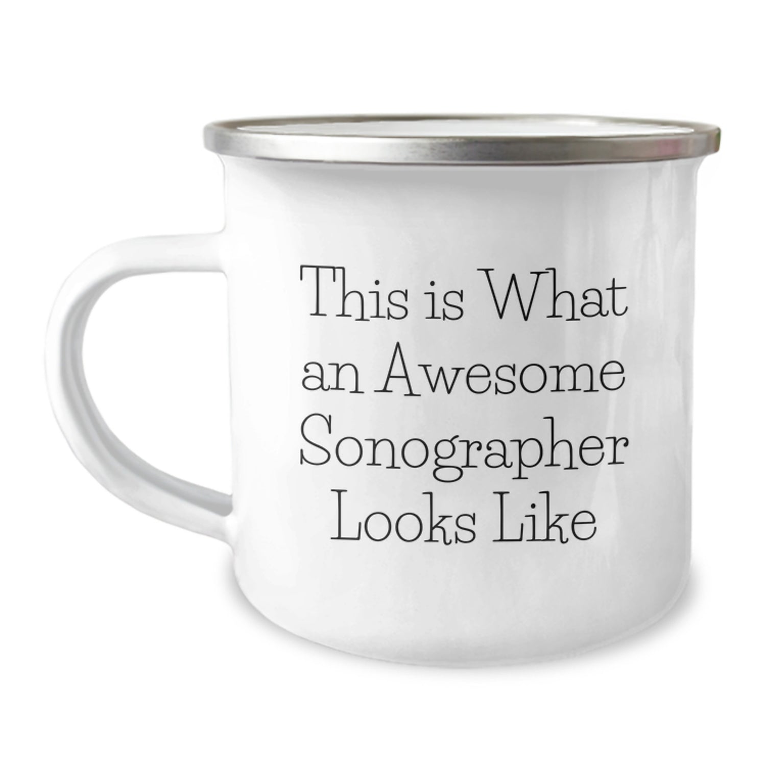 Funny Sonographer Gifts from Friends, Unique Camping Mug for Sonographer, This Is What An Awesome Sonographer Looks Like Christmas Unique Gifts for Sonographer Men - Image 1