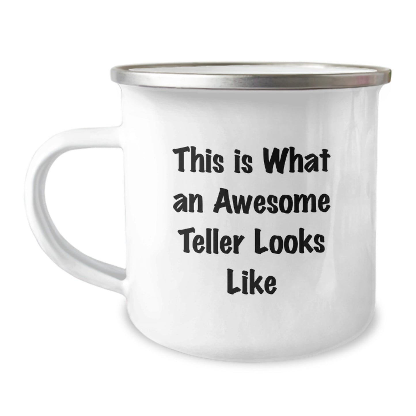 Funny Teller Camping Mug Gifts from Friends and Family, Unique Christmas Memorable Presents for Teller, 12 oz Stainless Steel - Image 1