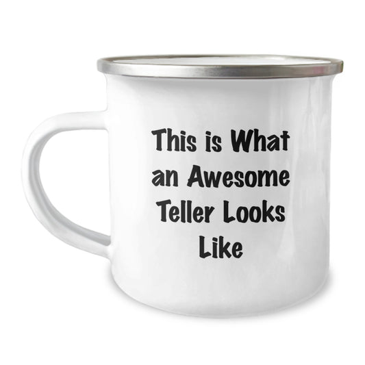 Funny Teller Camping Mug Gifts from Friends and Family, Unique Christmas Memorable Presents for Teller, 12 oz Stainless Steel - Image 1