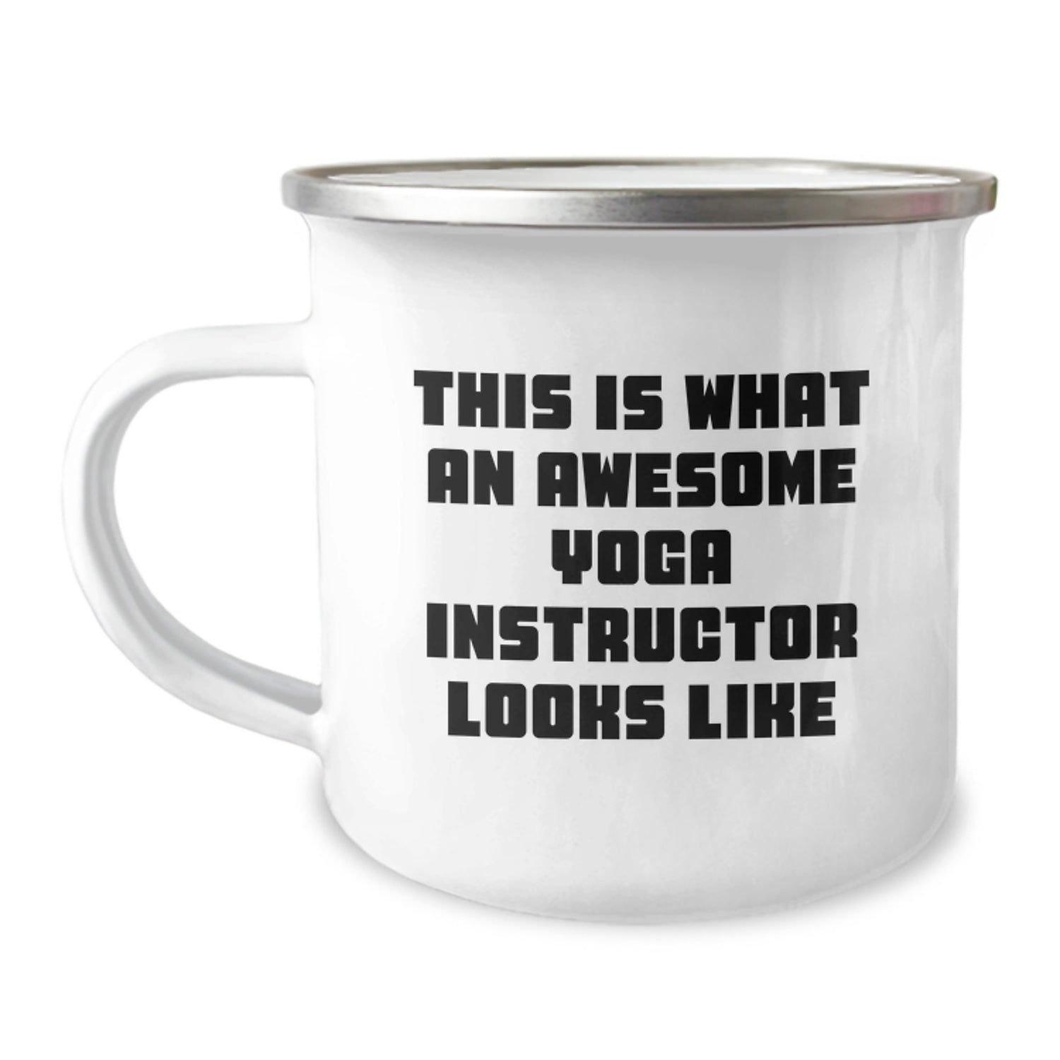Funny Gifts for Yoga Instructor, Christmas Unique Mugs for Men, Camping Mug by Friends - This Is What An Awesome 'Yoga Instructor' Looks Like - Image 1