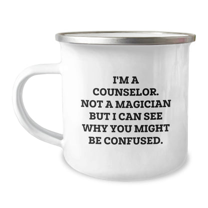 Funny Counselor Gifts from Friends for Counselor - I'm A Counselor, Not A Magician But I Can See Why You Might Be Confused - Christmas Unique Gifts - Image 1