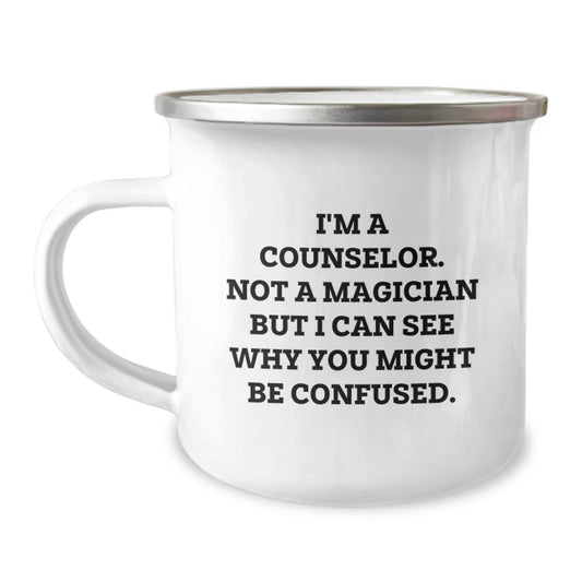 Funny Counselor Gifts from Friends for Counselor - I'm A Counselor, Not A Magician But I Can See Why You Might Be Confused - Christmas Unique Gifts - Image 1