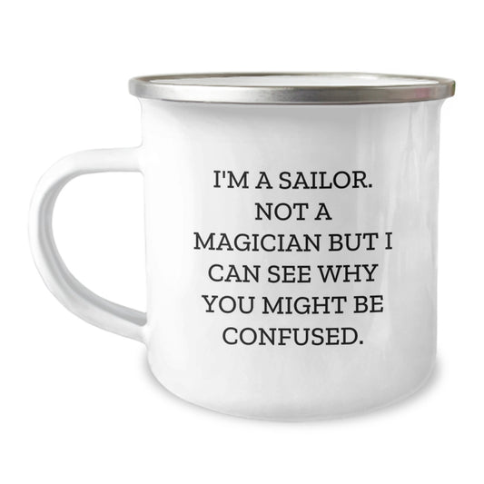 Funny Sailor Gifts from Men - Sailor Camping Mug for Valentine's Unique Gifts - Image 1