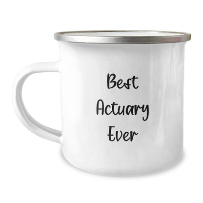 Funny Actuary Gifts, Unique Camping Mug for Actuary Enthusiasts, Best Actuary Ever Gift Ideas for Christmas - Image 1