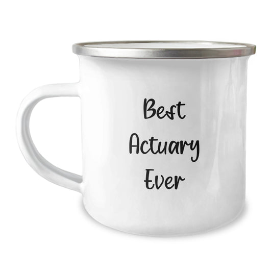 Funny Actuary Gifts, Unique Camping Mug for Actuary Enthusiasts, Best Actuary Ever Gift Ideas for Christmas - Image 1