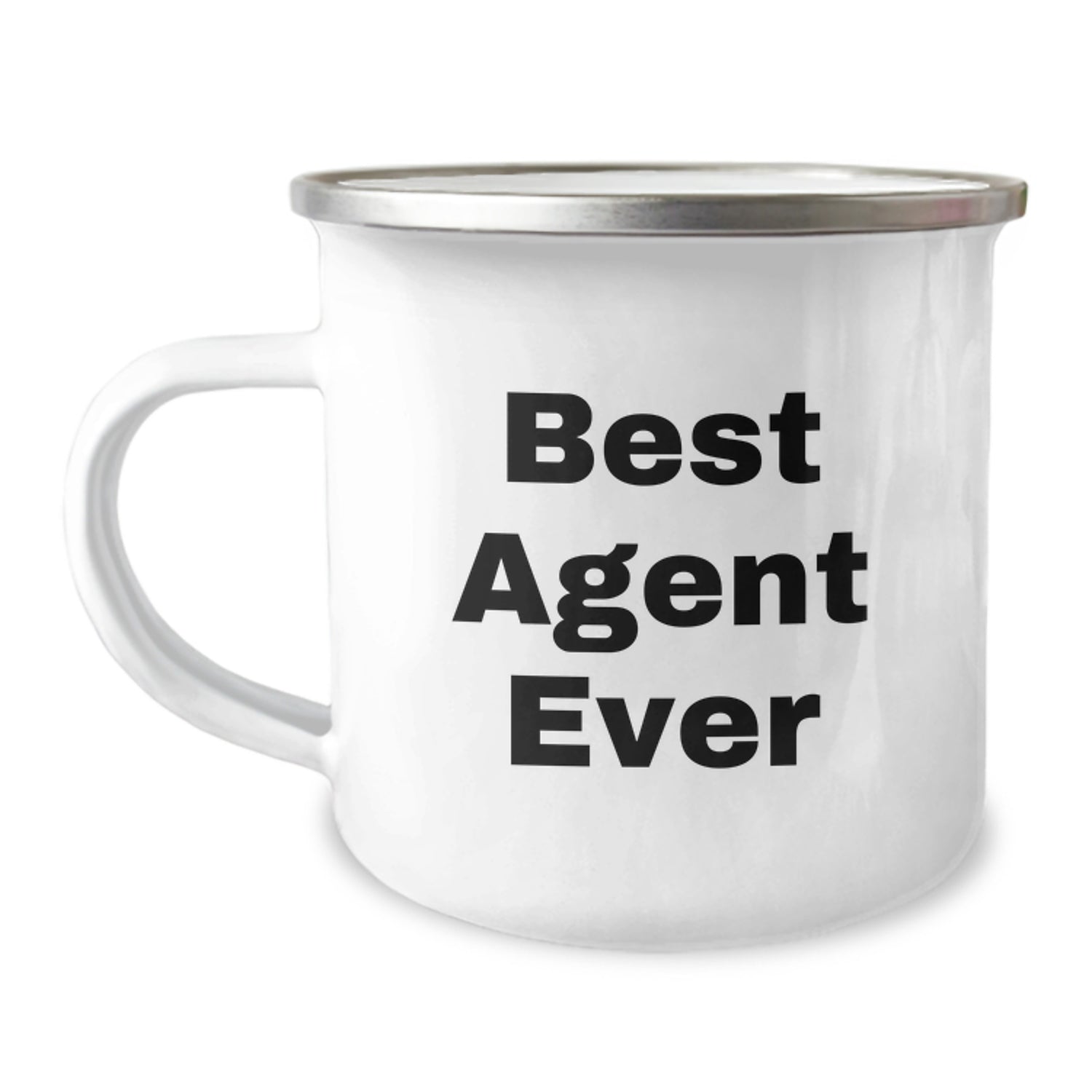 Funny Agent Gifts from Friends - Best Agent Ever Camping Mug for Men, Unique Christmas Unique Gifts for Agent, Agent Coffee Mug - Image 1