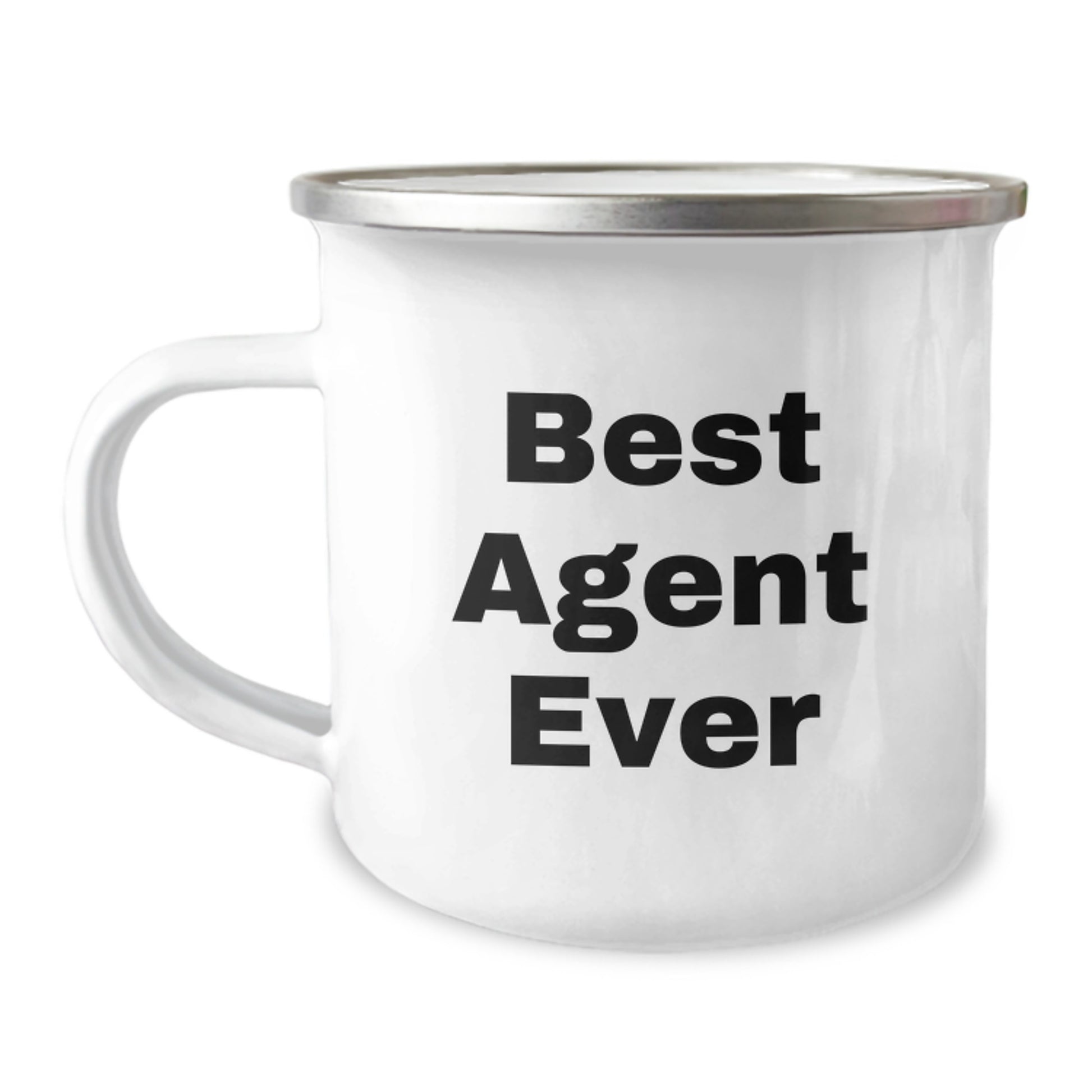 Funny Agent Gifts from Friends - Best Agent Ever Camping Mug for Men, Unique Christmas Unique Gifts for Agent, Agent Coffee Mug - Image 1