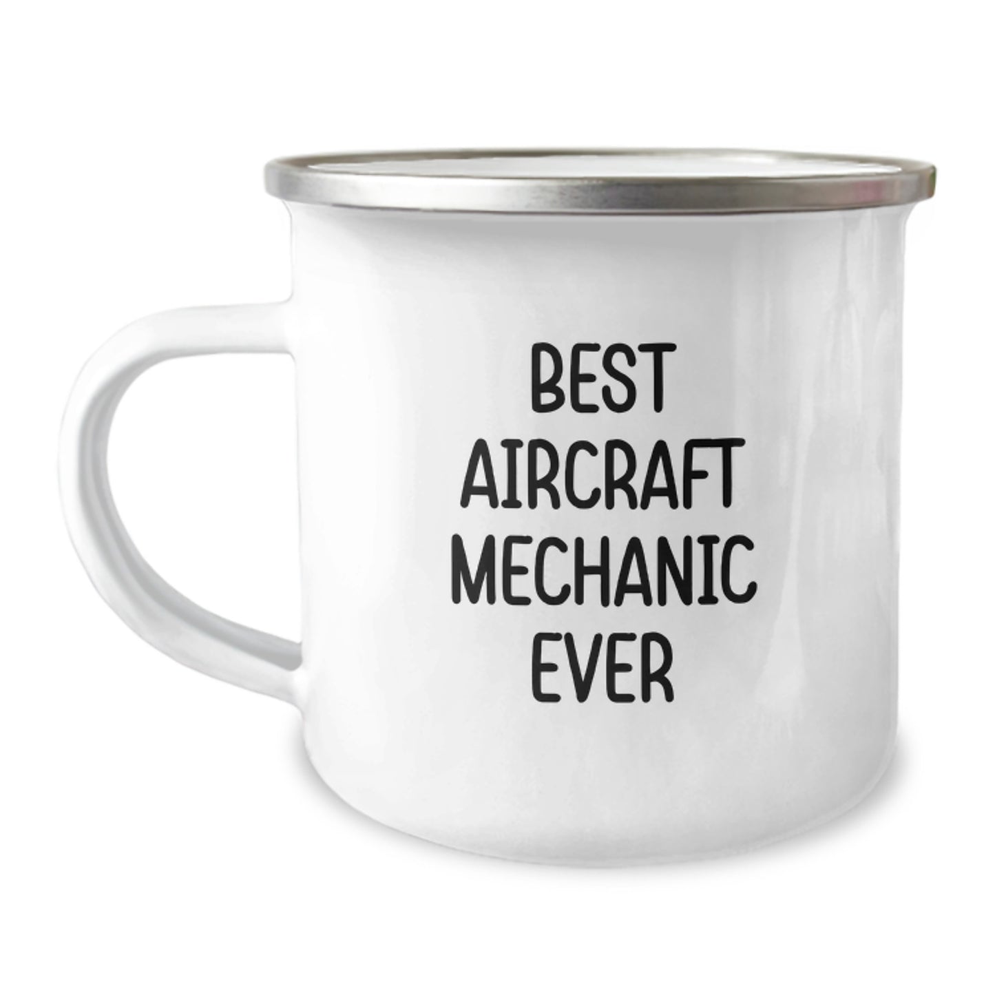 Funny Gifts from Friends for Best Aircraft Mechanic Ever, Unique Christmas Unique Gifts for Aircraft Mechanic, Camping Mug for Men, Stainless Steel with Enamel Finish - Image 1