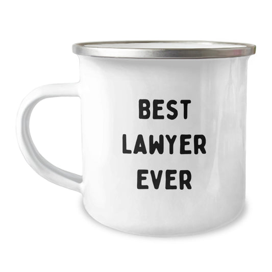 Funny Lawyer Quotes Gifts from Friends for Lawyer Men Stainless Steel Camping Mug - Image 1