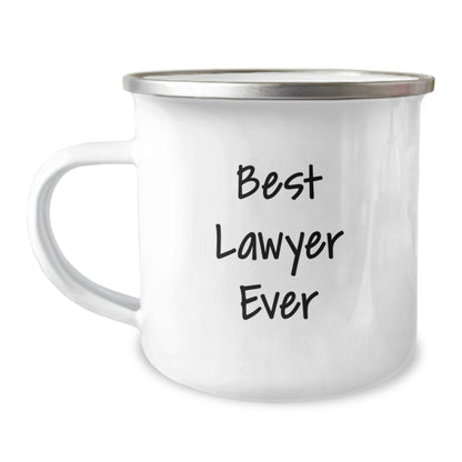 Funny Gifts from Friends for Lawyer - Best Lawyer Ever Inspired Camping Mug, Unique Christmas Funny Lawyer Gifts, Lawyer Birthday - Image 1