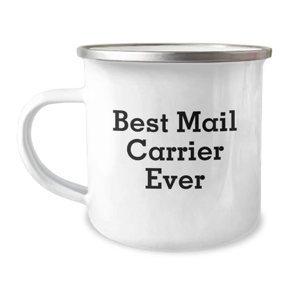 Mail Carrier Gifts from Men to Their Favorite Postal Worker - Best Mail Carrier Ever, Camping Mug for Valentine's, Funny Quote - Image 1