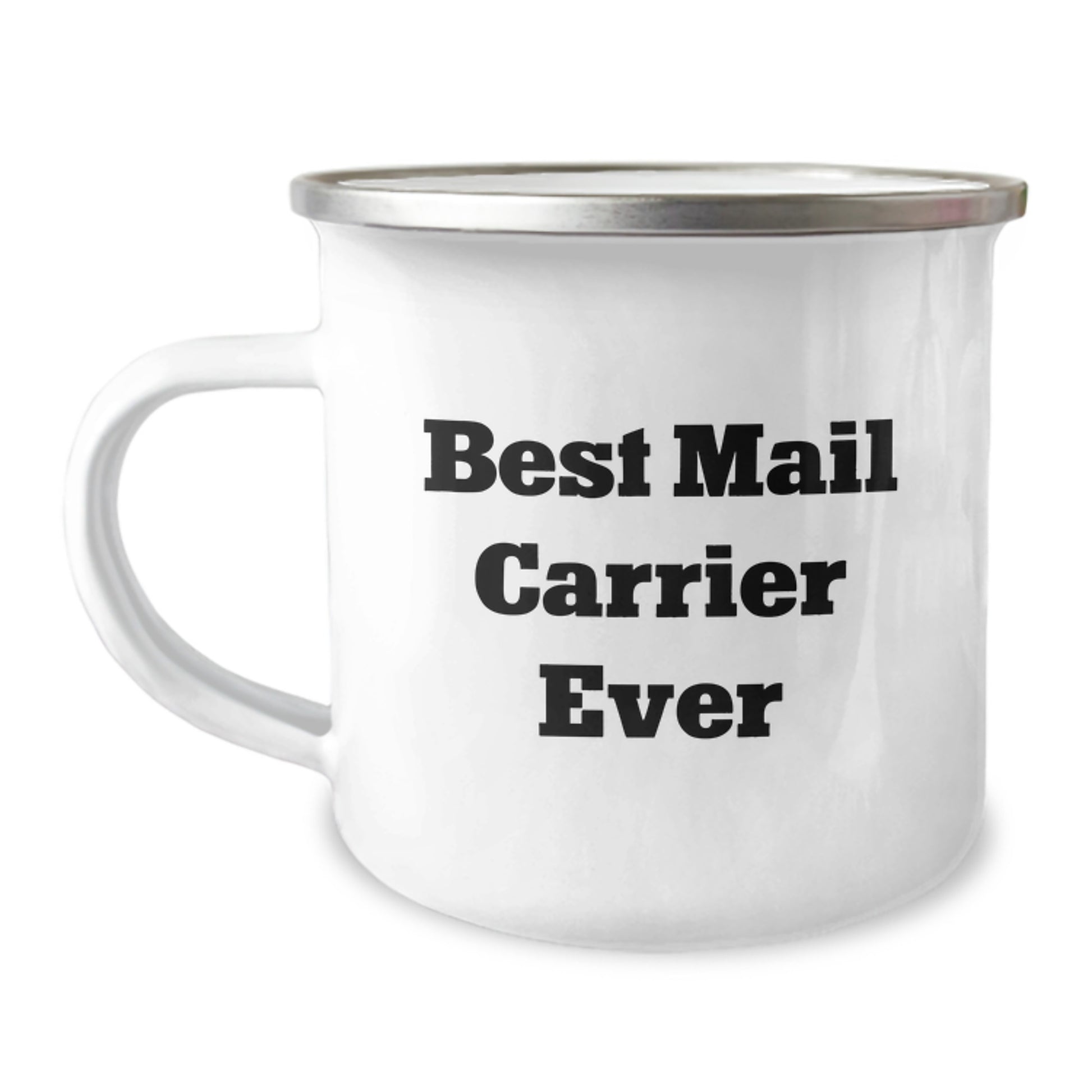 Funny Mail Carrier Gifts for Men, Women, Friends - Camping Mug 'Best Mail Carrier Ever' - Christmas Unique Gifts from Family - Image 1